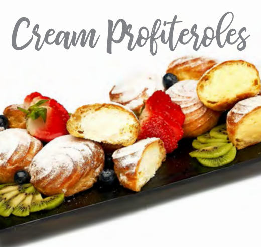 Cream Profiteroles