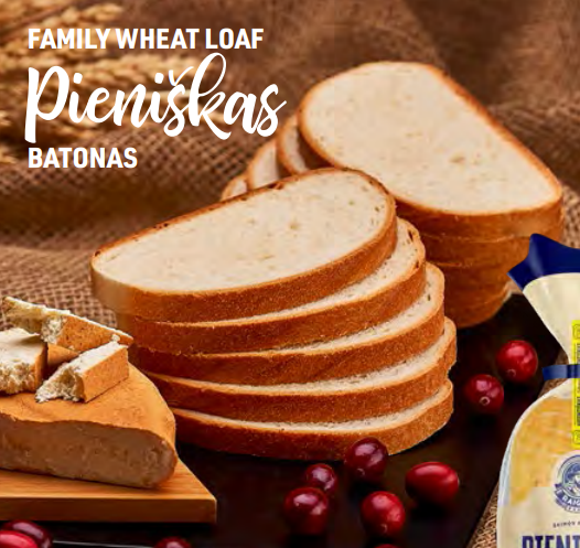 Family Wheat Loaf "Pieniskas"