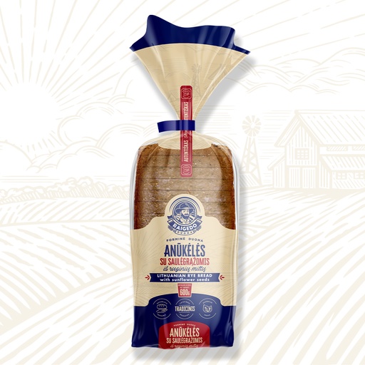 [RDPB002] Rye Bread "Anukeles" with sunfl.s.