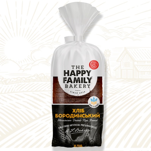 [HFUA003] Ukrainian dark rye bread